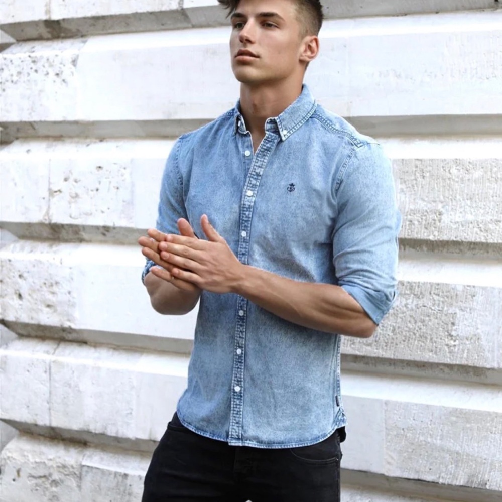 Blakely Denim Dress Shirt